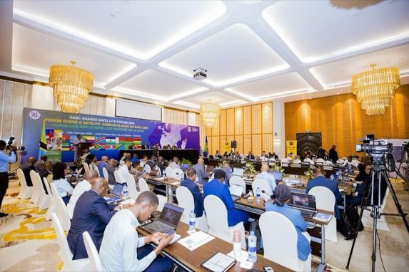 Wide view of the SADC Shared Satellite Forum session